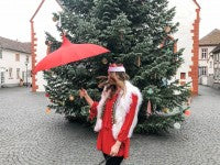 Lade das Bild in den Galerie-Viewer, Regenschirm/Sonnenschirm rot Von Lilienfeld