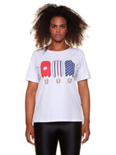 Lade das Bild in den Galerie-Viewer, Sophia Curvy Ice cream bows T-shirt